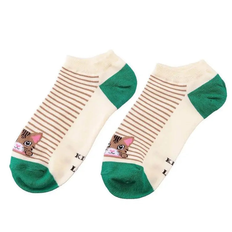 Lot de 5 Chaussettes Chat Bouclé : Confort Douillet et Style Fantaisiste pour Vos Pieds