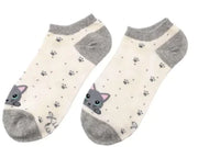 Lot de 5 Chaussettes Chat Bouclé : Confort Douillet et Style Fantaisiste pour Vos Pieds