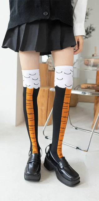 Affirmez Votre Style avec des Chaussettes Longues et Amusantes