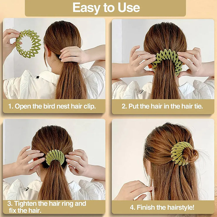 Bandeau Nœud de Queue et Nid d’Oiseau : L’Accessoire Parfait pour une Coiffure Stylée et Facile !